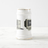 コンピュータ漫画イラストレーション ビールジョッキ (中央)