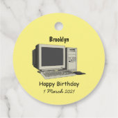 コンピュータ漫画イラストレーション フェイバータグ (裏面)