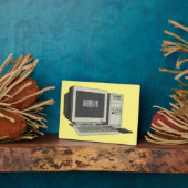 コンピュータ漫画イラストレーション フォトプラーク (側面)