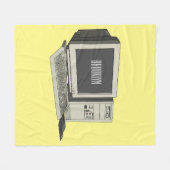 コンピュータ漫画イラストレーション フリースブランケット (正面(横))