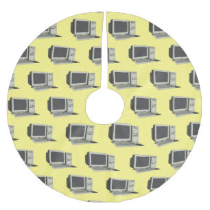 コンピュータ漫画イラストレーション ブラッシュドポリエステルツリースカート