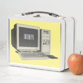 コンピュータ漫画イラストレーション メタルランチボックス (インサイチュ)