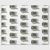 コンピュータ漫画イラストレーション ラッピングペーパー (フラット)