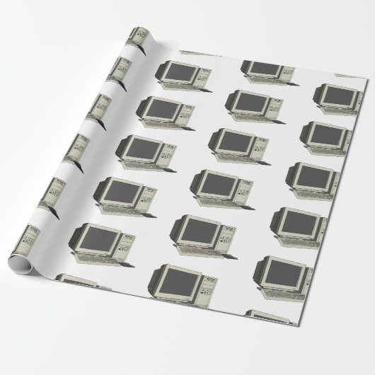コンピュータ漫画イラストレーション ラッピングペーパー (アンロールド)