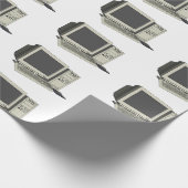 コンピュータ漫画イラストレーション ラッピングペーパー (角)