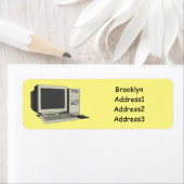 コンピュータ漫画イラストレーション ラベル (インサイチュ)