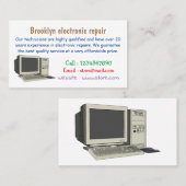 コンピュータ漫画イラストレーション 名刺 (正面/裏面)