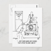 コンピュータ漫画3270 ポストカード (正面/裏面)