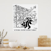 コンピュータ漫画4637 ポスター (キッチン)