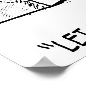 コンピュータ漫画4637 ポスター (角)