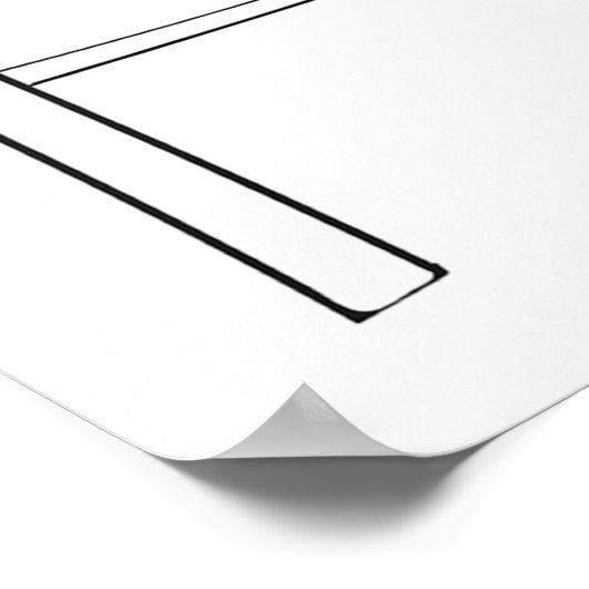 コンピュータ漫画9341 ポスター (角)