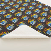 コンピュータ火災シェルパ毛布 シェルパブランケット (3/4)