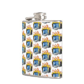 コンピュータ火災ビニール包まれたフラスコ フラスク (左)