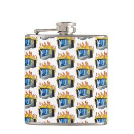 コンピュータ火災ビニール包まれたフラスコ フラスク