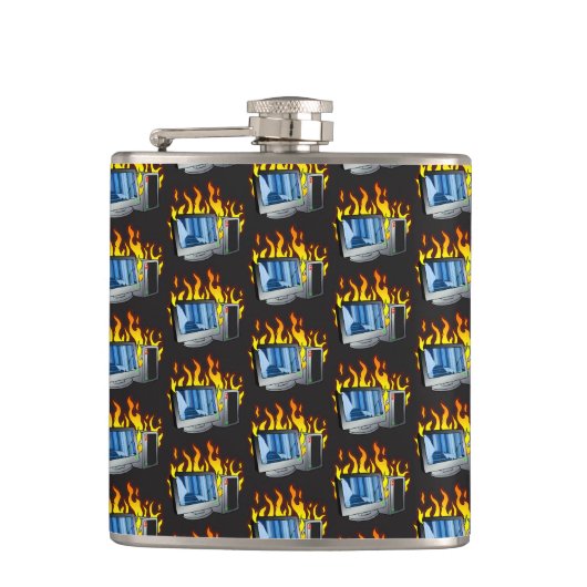 コンピュータ火災ビニール包まれたフラスコ フラスク (正面)