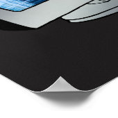 コンピュータ火災ポスター ポスター (角)