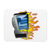 コンピュータ火災用フレキシブルフォトマグネット マグネット (横)