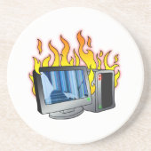 コンピュータ火災砂岩コースター コースター (正面)