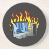 コンピュータ火災砂岩コースター コースター (正面)