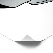 コンピュータ火災Zazzle光沢ポスター ポスター (コーナー)