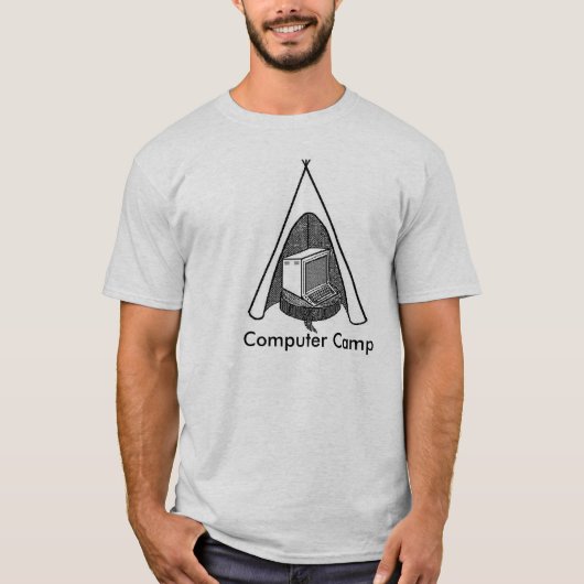 コンピュータ特訓キャンプのTシャツ Tシャツ (正面)