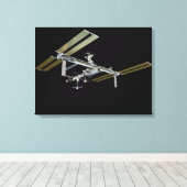 コンピュータ生成ビュー21 キャンバスプリント (インサイチュ (ウッドフロア))