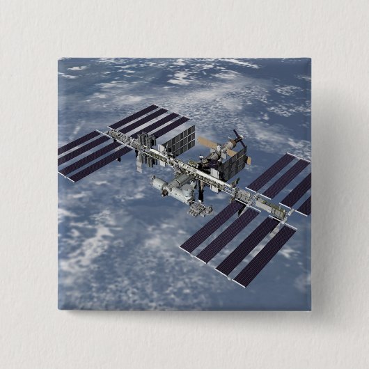コンピュータ生成ビュー2 缶バッジ (正面)
