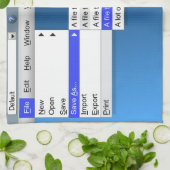 コンピュータ皮肉 キッチンタオル (折り畳み)