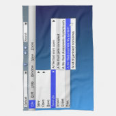 コンピュータ皮肉 キッチンタオル (縦)