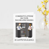 コンピュータ科学の学位 カード (黄色い花)