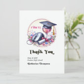 コンピュータ科学情報技術大学院 サンキューカード (スタンド正面)