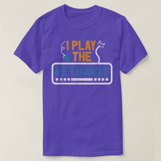 コンピュータ科学遊キーボード技術プログラマーC Tシャツ (デザイン正面)