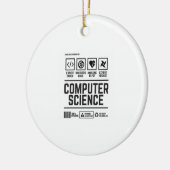コンピュータ科学 セラミックオーナメント (左)