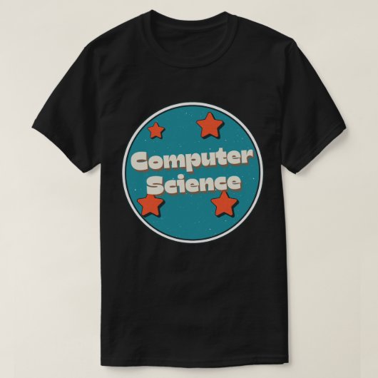 コンピュータ科学 Tシャツ (デザイン正面)