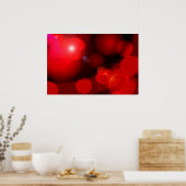 コンピュータ絵画ーのデジタル抽象芸術ポスタープリント ポスター (キッチン)