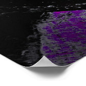 コンピュータ絵画ーのデジタル抽象芸術ポスタープリント ポスター (角)