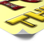 コンピュータ考えのみ知性がある ポスター (角)