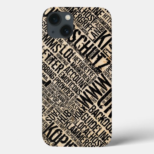 コンピュータ辞典 - ヴィンテージ ケースメイト iPhone ケース Case-Mate iPhoneケース (裏面)