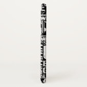 コンピュータ辞書モノクロ Case-Mate iPhoneケース (裏面/右)