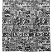 コンピュータ辞書… シャワーカーテン (正面)