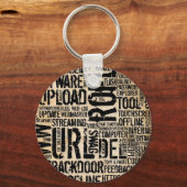 コンピュータ辞書 – ヴィンテージ キーホルダー (正面)