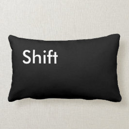 コンピュータ鍵の枕を"移して下さい" ランバークッション