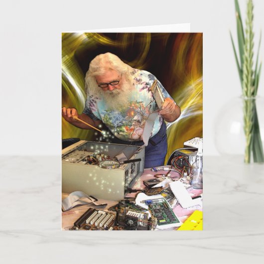 コンピュータ魔法使いの挨拶状 シーズンカード (正面)