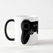 コンピュータ・ゲームのコントローラー モーフィングマグカップ (左)