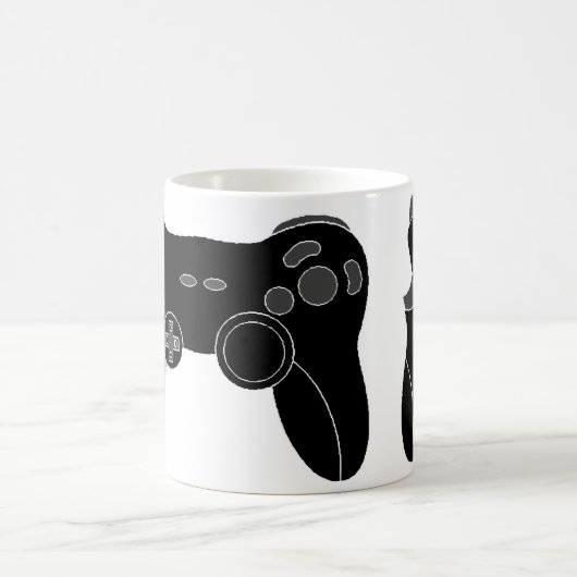 コンピュータ・ゲームのコントローラー モーフィングマグカップ (中央)
