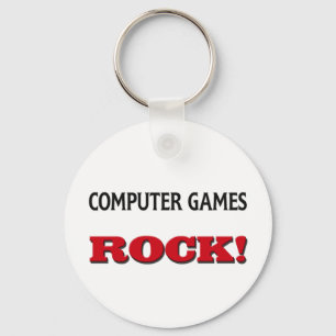 コンピュータ・ゲームの石 キーホルダー