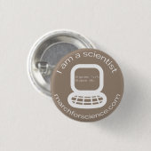 コンピュータ・サイエンス小さいボタン- 缶バッジ (正面&裏面)