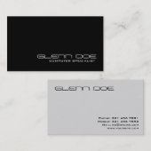 コンピュータ・スペシャリスト-名刺 名刺 (正面/裏面)