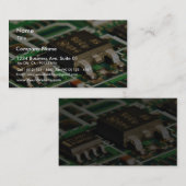 コンピュータ・チップ回路 名刺 (正面/裏面)