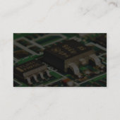 コンピュータ・チップ回路 名刺 (裏面)